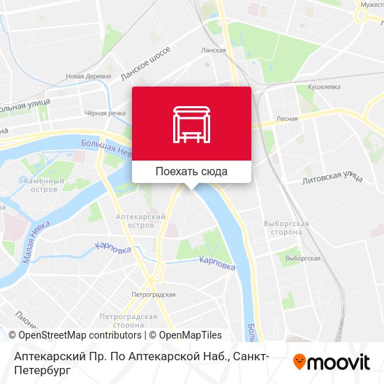 Карта Аптекарский Пр. По Аптекарской Наб.