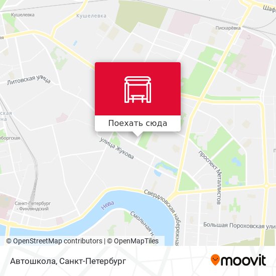 Карта Автошкола