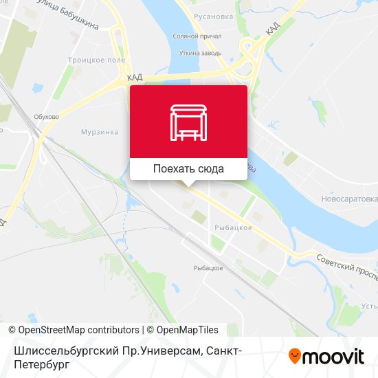 Карта Шлиссельбургский Пр.Универсам