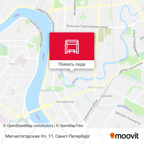 Карта Магнитогорская Ул. 11