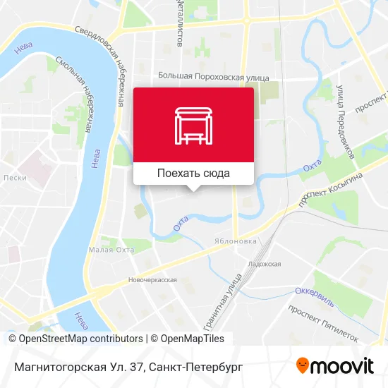 Карта Магнитогорская Ул. 37