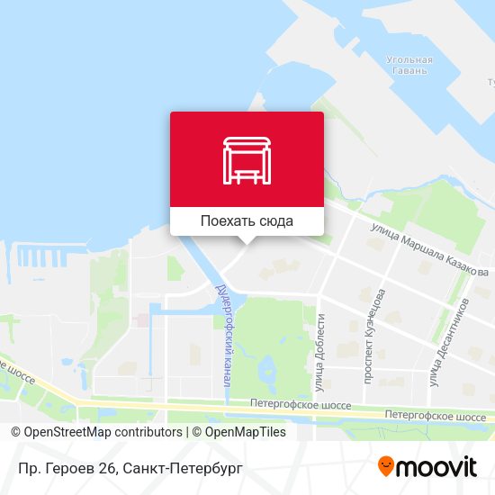 Карта Пр. Героев 26