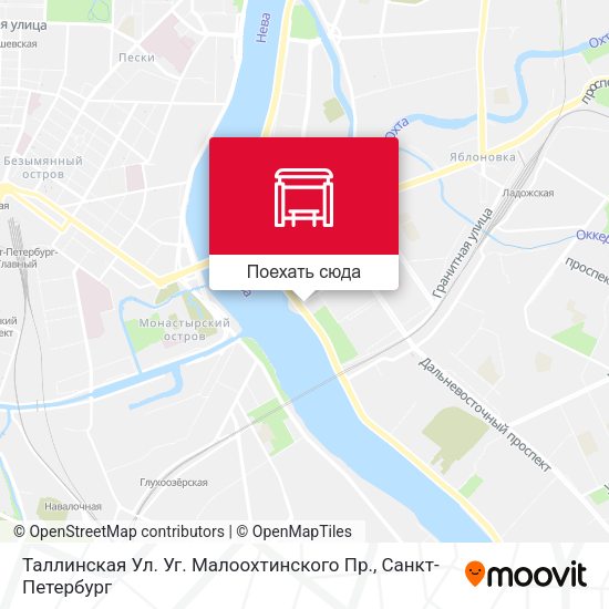 Карта Таллинская Ул. Уг. Малоохтинского Пр.