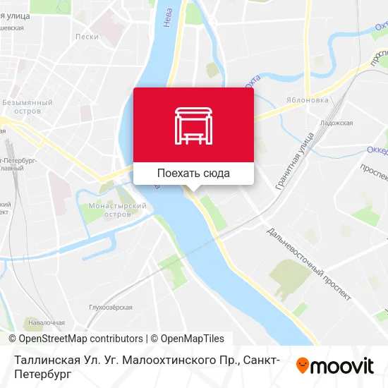 Карта Таллинская Ул. Уг. Малоохтинского Пр.