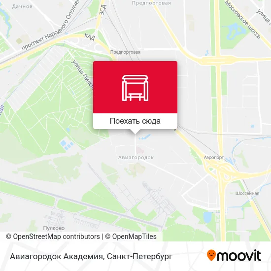 Карта Авиагородок Академия
