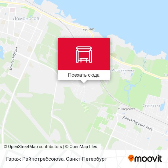Карта Гараж Райпотребсоюза