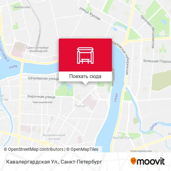 Карта Кавалергардская Ул.