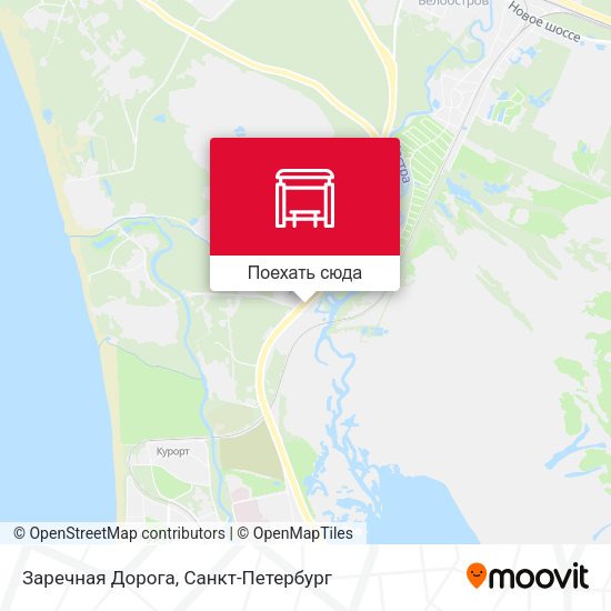 Карта Заречная Дорога