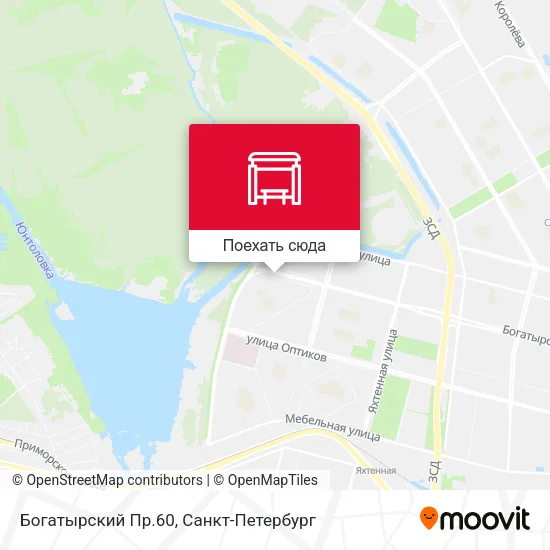 Карта Богатырский Пр.60