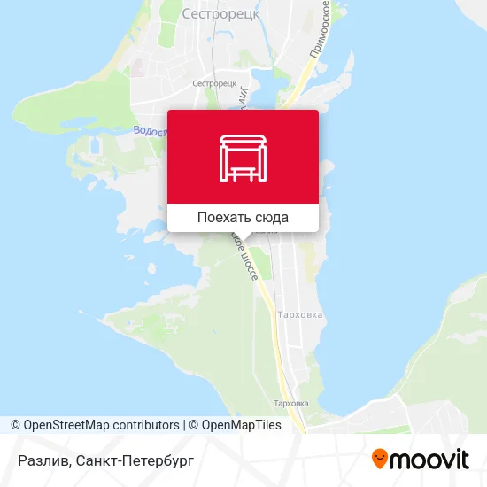 Карта Разлив