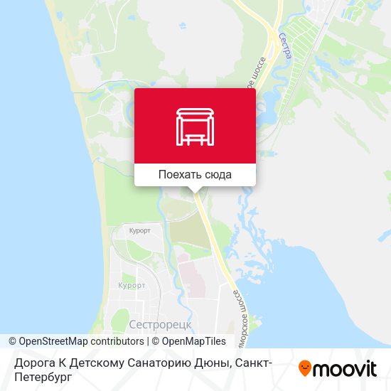 Карта Дорога К Детскому Санаторию Дюны