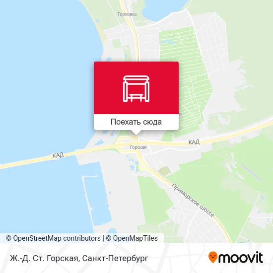 Карта Ж.-Д. Ст. Горская