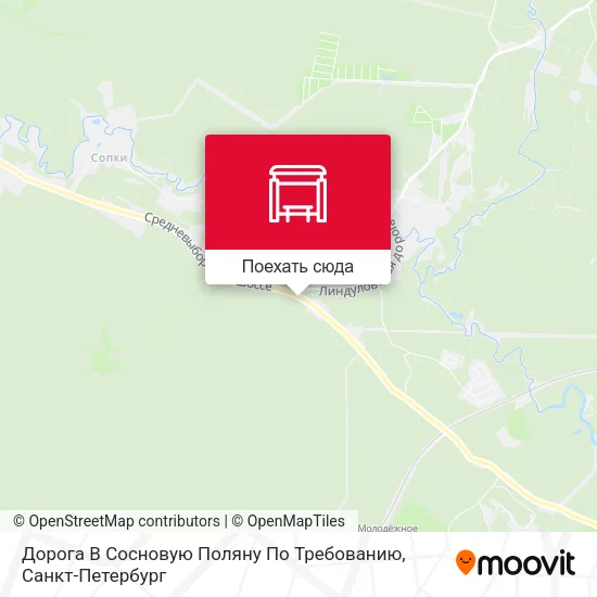 Карта Дорога В Сосновую Поляну По Требованию