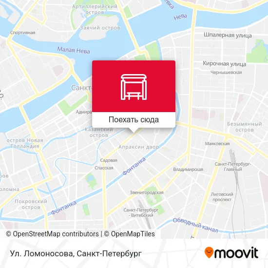 Карта Ул. Ломоносова