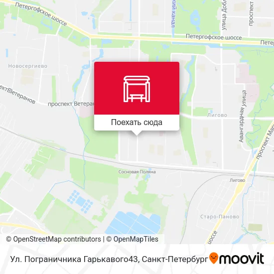 Карта Ул. Пограничника Гарькавого43