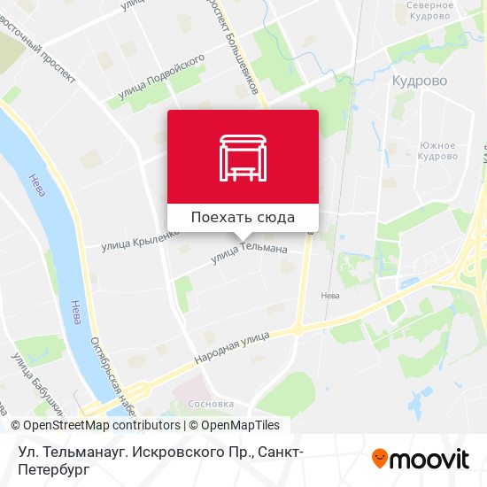 Карта Ул. Тельманауг. Искровского Пр.