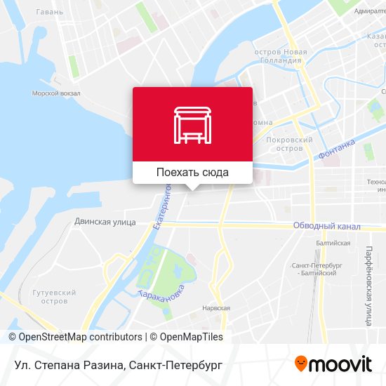 Карта Ул. Степана Разина