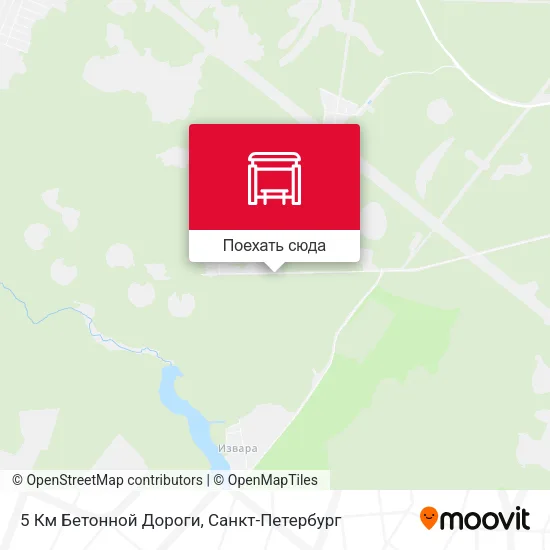 Карта 5 Км Бетонной Дороги
