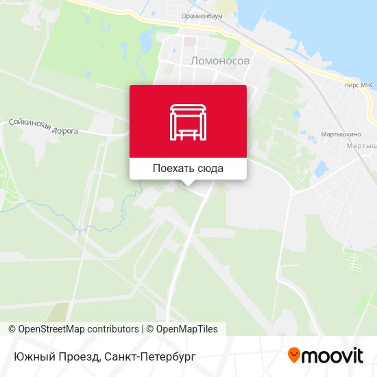 Карта Южный Проезд