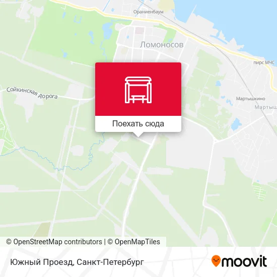 Карта Южный Проезд