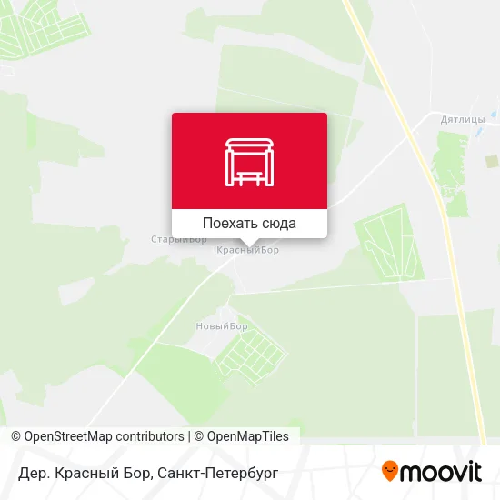 Карта Дер. Красный Бор