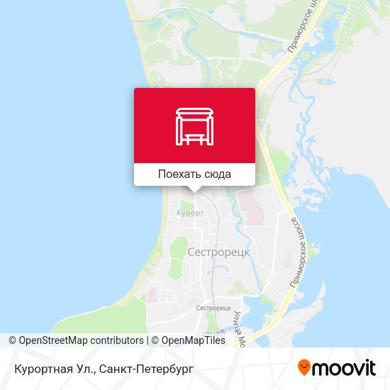 Карта Курортная Ул.
