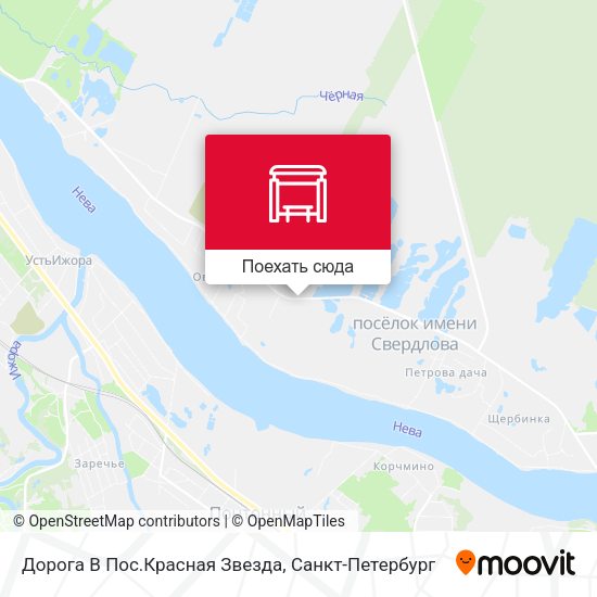 Карта Дорога В Пос.Красная Звезда