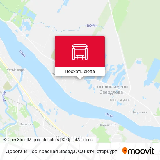 Карта Дорога В Пос.Красная Звезда