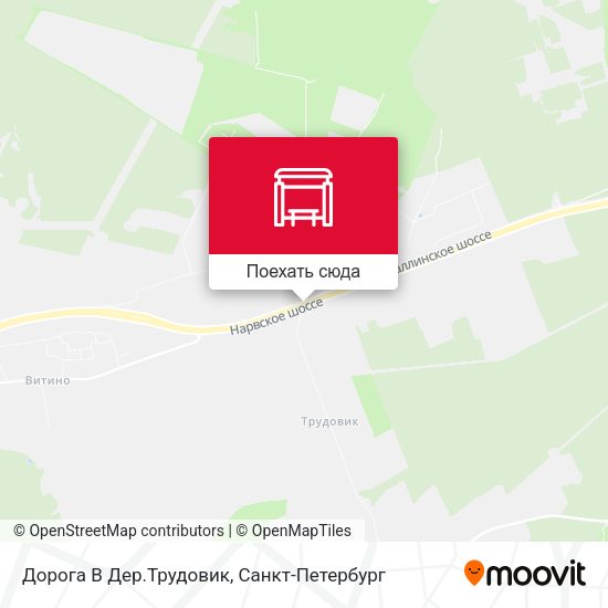 Карта Дорога В Дер.Трудовик