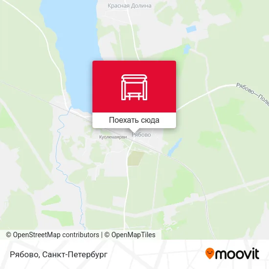 Карта Рябово