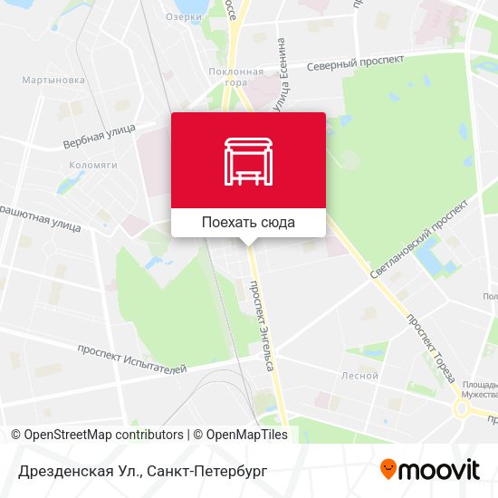 Карта Дрезденская Ул.