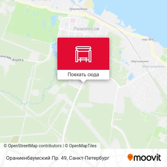 Карта Ораниенбаумский Пр. 49