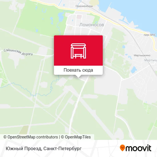 Карта Южный Проезд