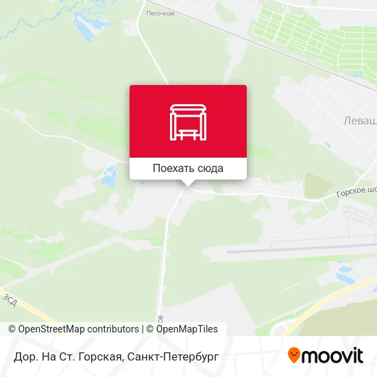 Карта Дор. На Ст. Горская