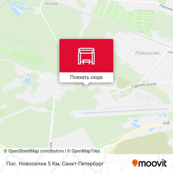 Карта Пос. Новоселки 5 Км