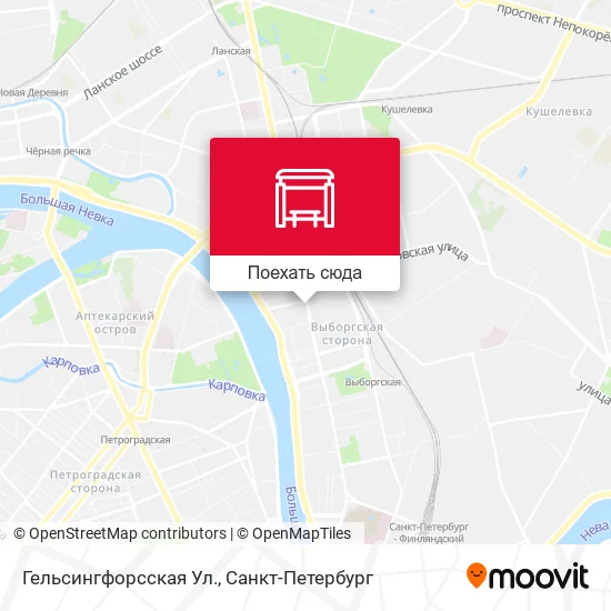 Карта Гельсингфорсская Ул.