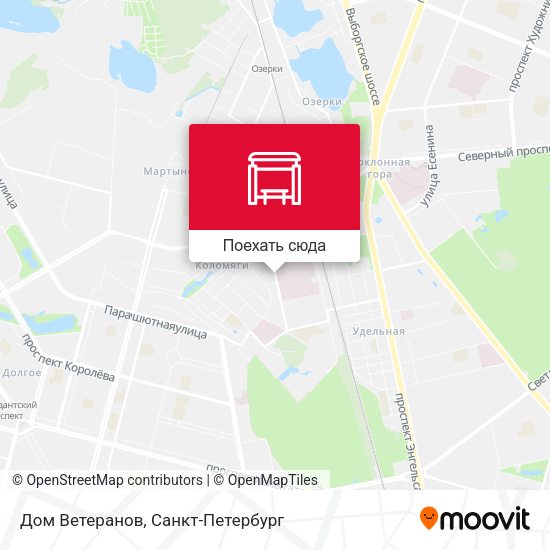 Карта Дом Ветеранов