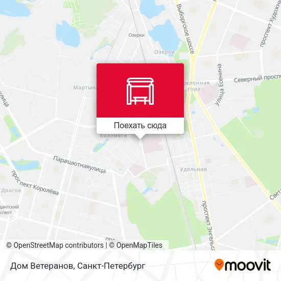 Карта Дом Ветеранов