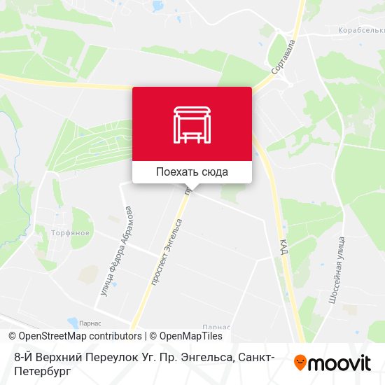 Карта 8-Й Верхний Переулок Уг. Пр. Энгельса