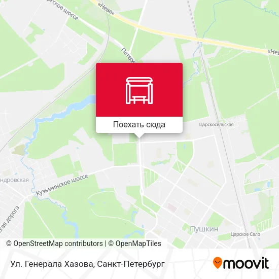 Карта Ул. Генерала Хазова