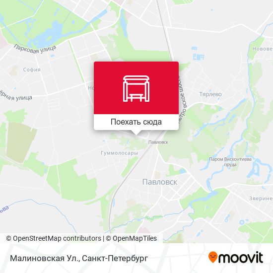 Карта Малиновская Ул.