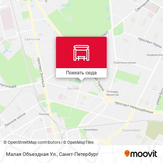 Карта Малая Объездная Ул.