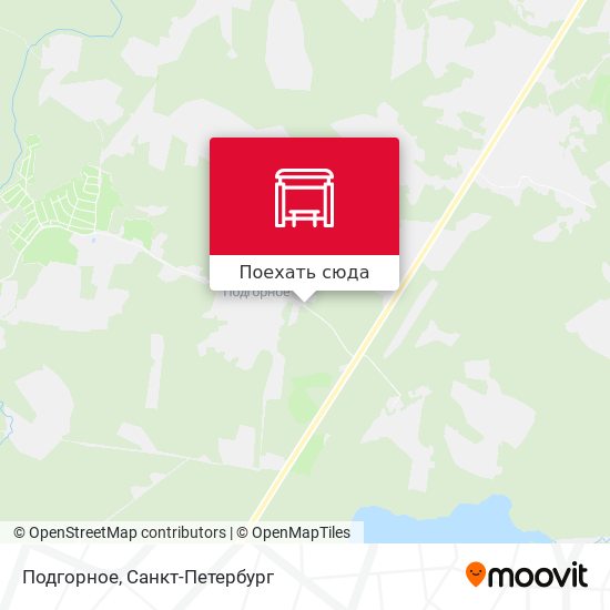 Карта Подгорное