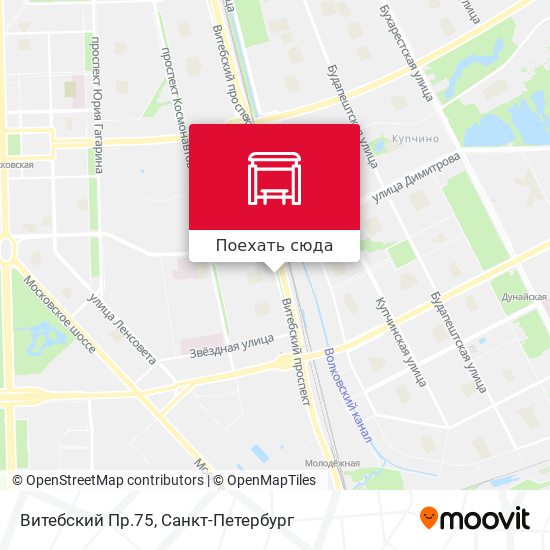 Карта Витебский Пр.75