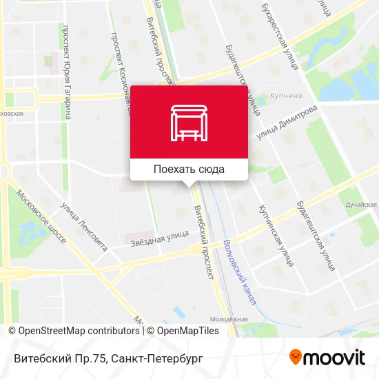 Карта Витебский Пр.75