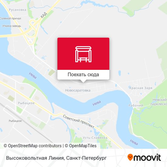 Карта Высоковольтная Линия