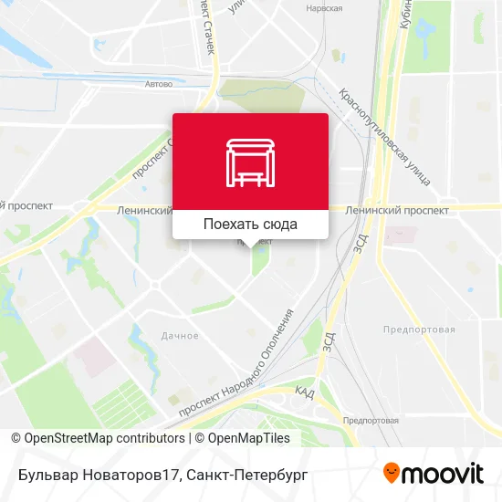 Карта Бульвар Новаторов17
