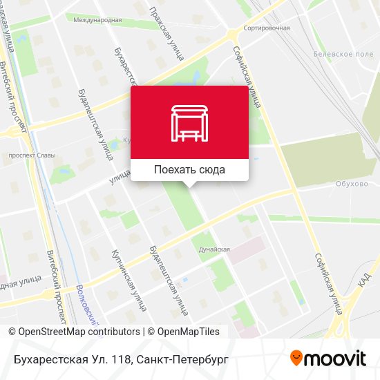 Карта Бухарестская Ул. 118