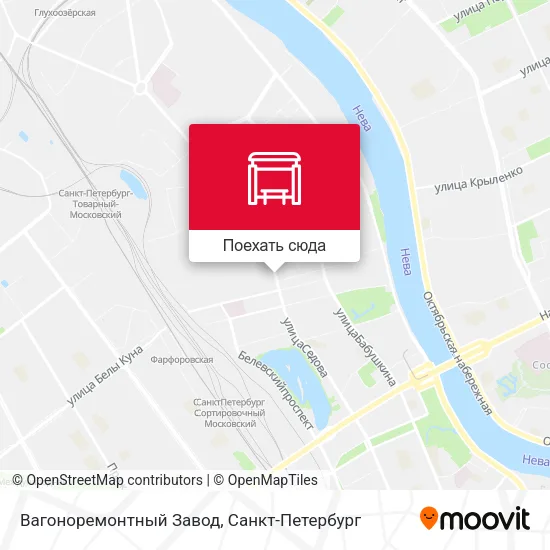 Карта Вагоноремонтный Завод