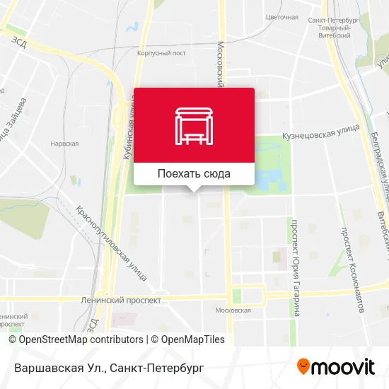 Карта Варшавская Ул.
